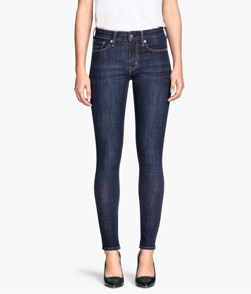 Skinny Jeans mit hoher Tailie, H&M (Kleidung mit Rabatt online kaufen).