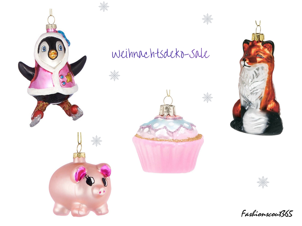 Winter-Sale 2015 bei Butlers: schöne Weihnachtsdekor- und Baumschmuck-Artikel.