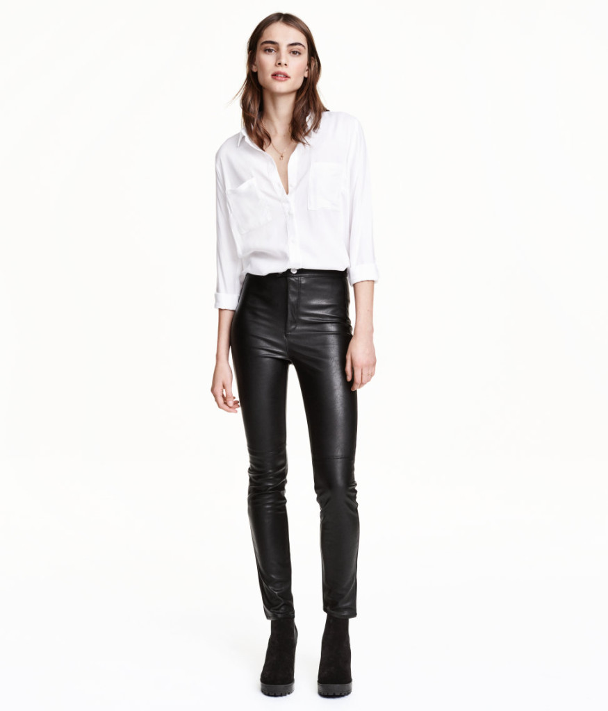 Preis-Knüller aus H&M-Sale: Lederhose. Modische Garderobe-Basics clever shoppen mit Tipps